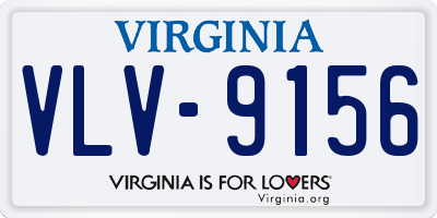 VA license plate VLV9156