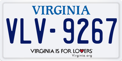 VA license plate VLV9267