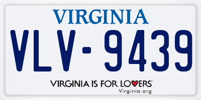 VA license plate VLV9439