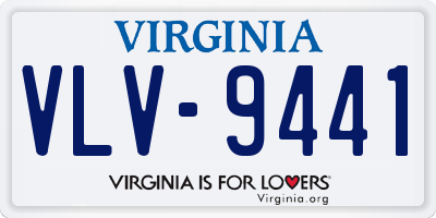 VA license plate VLV9441