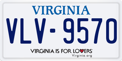 VA license plate VLV9570