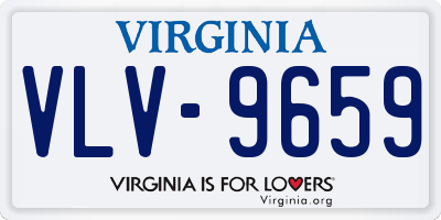 VA license plate VLV9659