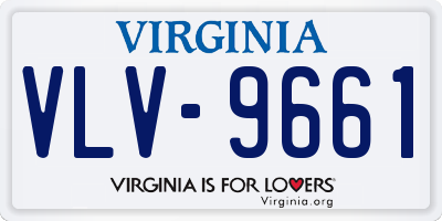 VA license plate VLV9661