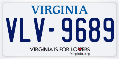 VA license plate VLV9689