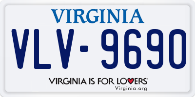 VA license plate VLV9690