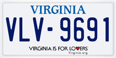 VA license plate VLV9691