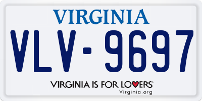 VA license plate VLV9697