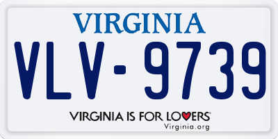 VA license plate VLV9739