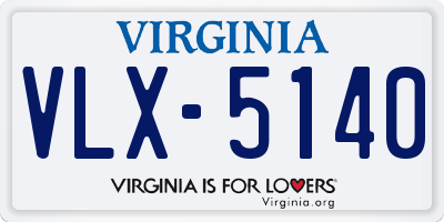 VA license plate VLX5140