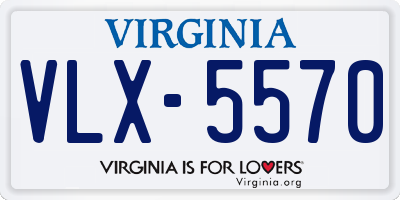 VA license plate VLX5570