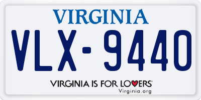 VA license plate VLX9440