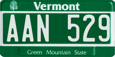 VT license plate AAN529