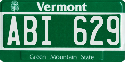 VT license plate ABI629