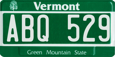 VT license plate ABQ529