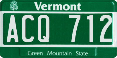 VT license plate ACQ712