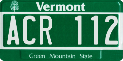 VT license plate ACR112