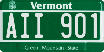 VT license plate AII901