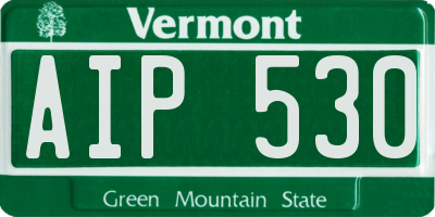 VT license plate AIP530