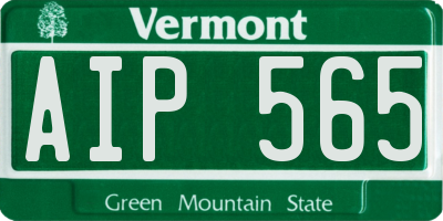 VT license plate AIP565