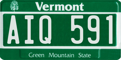 VT license plate AIQ591