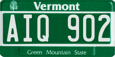 VT license plate AIQ902