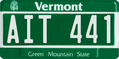 VT license plate AIT441