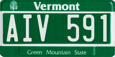 VT license plate AIV591