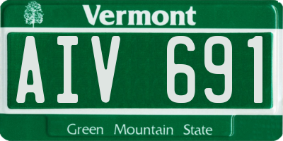 VT license plate AIV691