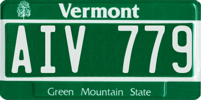 VT license plate AIV779