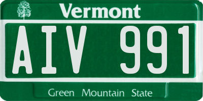 VT license plate AIV991