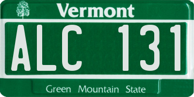 VT license plate ALC131