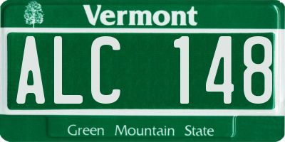 VT license plate ALC148