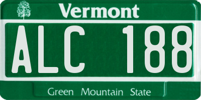 VT license plate ALC188