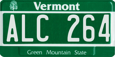 VT license plate ALC264