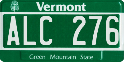 VT license plate ALC276