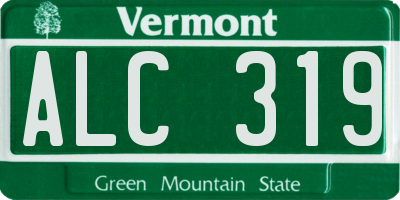 VT license plate ALC319