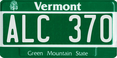 VT license plate ALC370