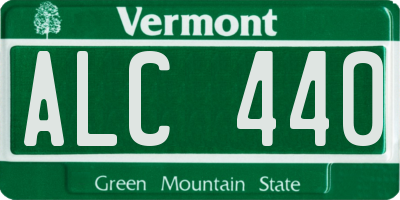 VT license plate ALC440