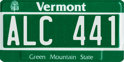 VT license plate ALC441