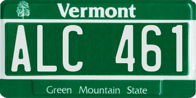 VT license plate ALC461