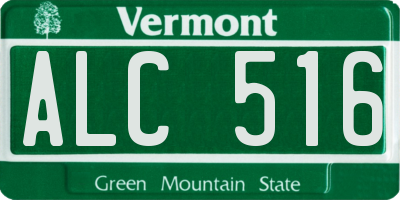 VT license plate ALC516