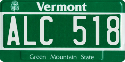 VT license plate ALC518