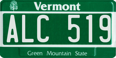VT license plate ALC519