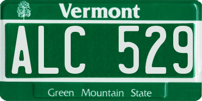 VT license plate ALC529