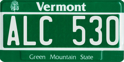 VT license plate ALC530