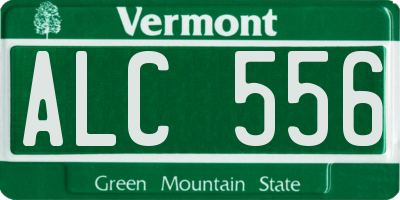 VT license plate ALC556