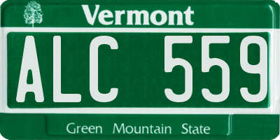 VT license plate ALC559