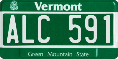 VT license plate ALC591