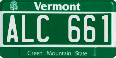 VT license plate ALC661