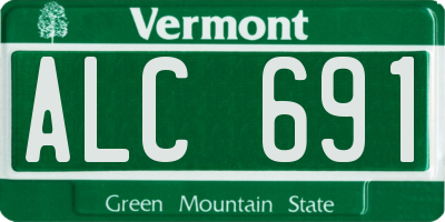 VT license plate ALC691